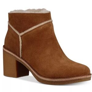 UGG Women's Kasen Block-Heel Tan Boots Size 7